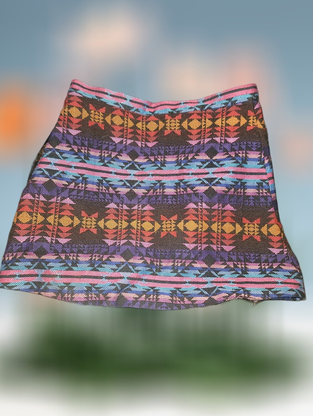 NAANAA Tribal Brocade Skirt